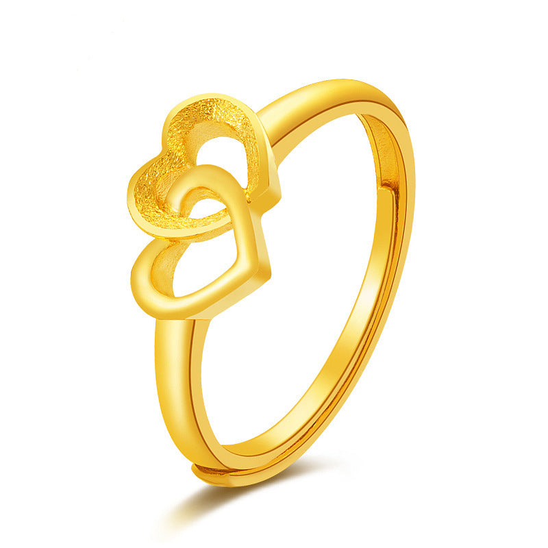 Exquisite Imitation Gold Plated Brass Ring