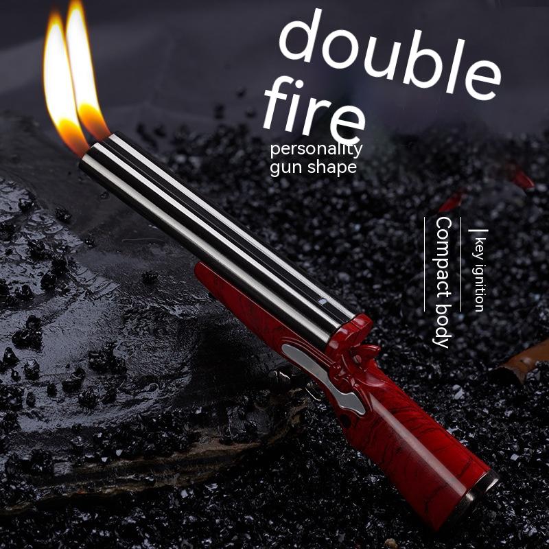 Dual-Flame Gun Lighter