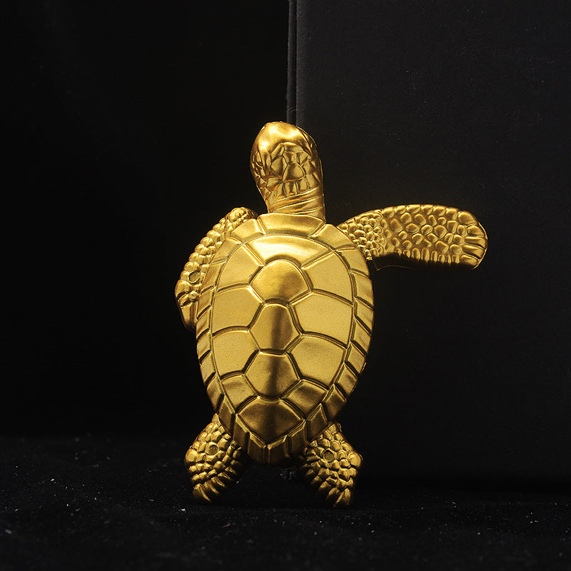 Golden Turtle Inflatable Lighter Creative Shape