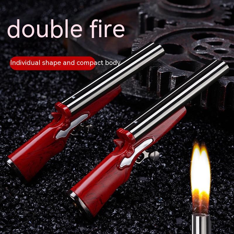Dual-Flame Gun Lighter