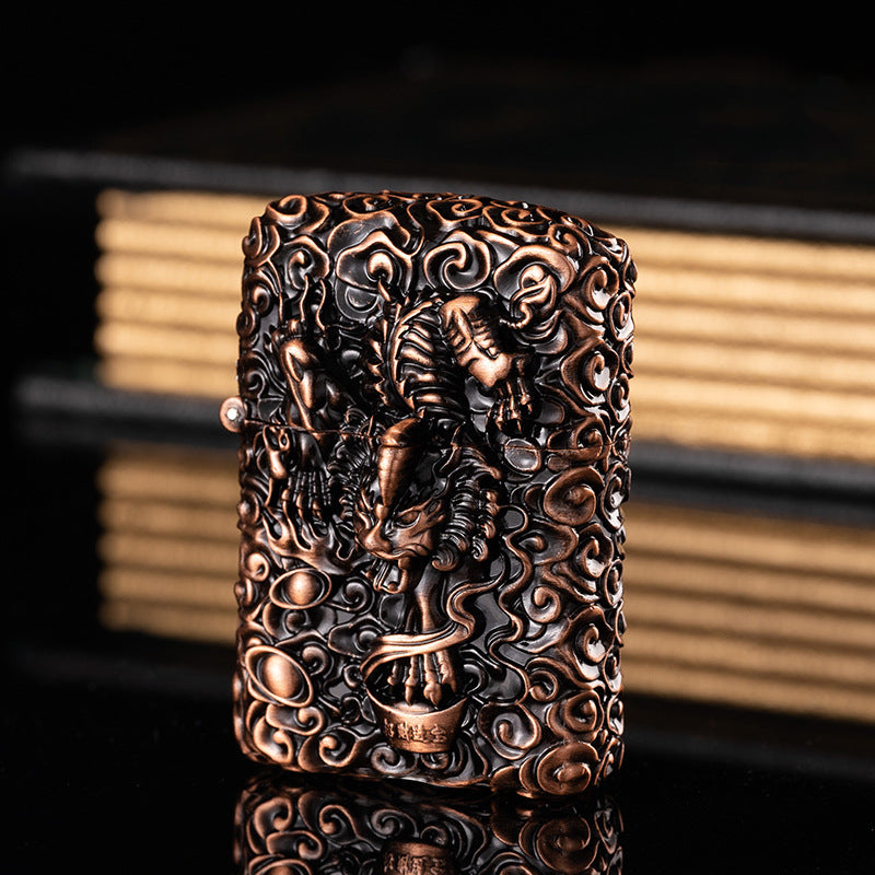 Dragon Ball Carved Kerosene Lighter