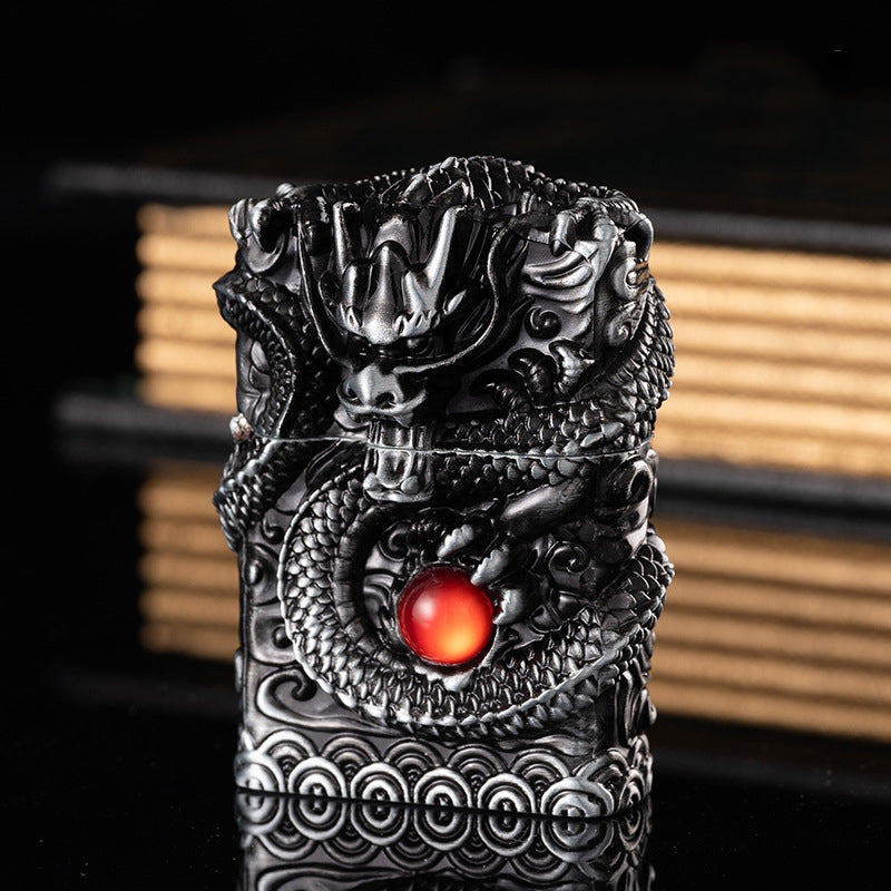 Dragon Ball Carved Kerosene Lighter