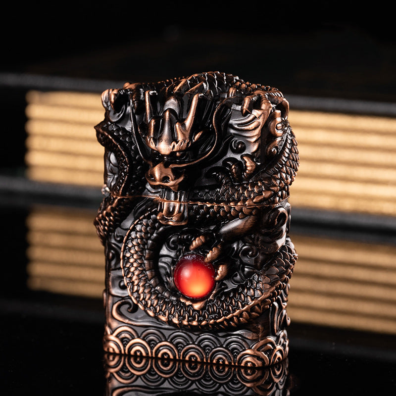 Dragon Ball Carved Kerosene Lighter