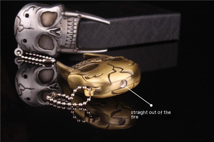 Creative Metal Skull Shape Lighter