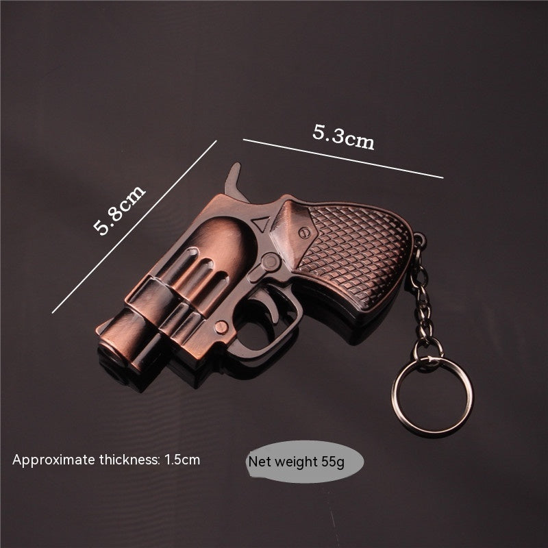 Metal Small Model Guns Lighter Keychain