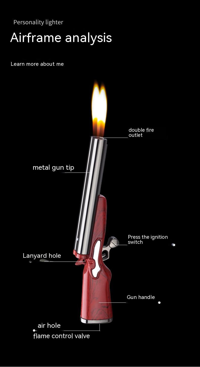 Dual-Flame Gun Lighter