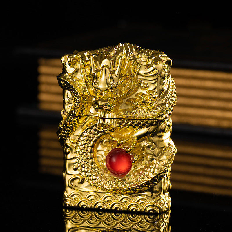 Dragon Ball Carved Kerosene Lighter