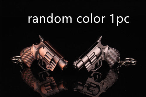 Metal Small Model Guns Lighter Keychain
