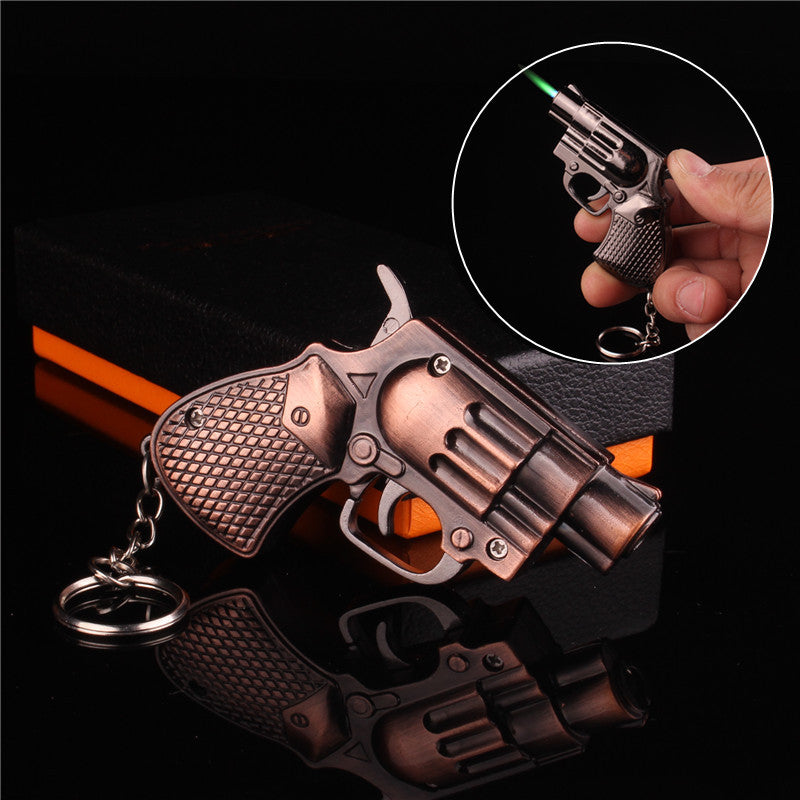 Metal Small Model Guns Lighter Keychain