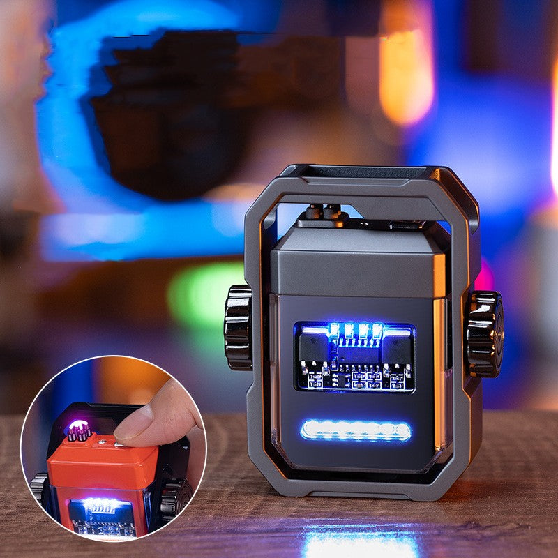 Electric Spinner Rotary Gyroscope Lighter