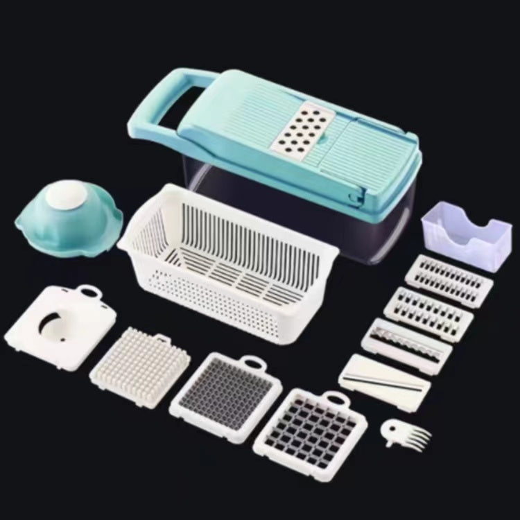 Ultimate 12-in-1 Manual Vegetable Chopper & Slicer