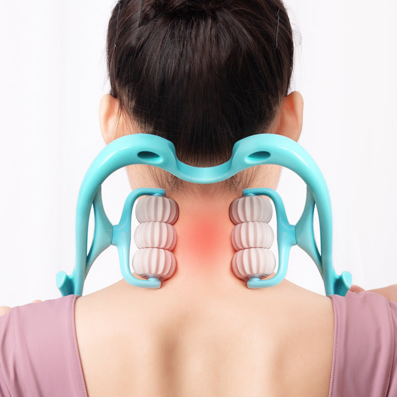 6-Wheel Multifunctional Neck Massager