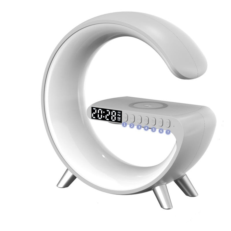 Smart LED Lamp with Bluetooth Speaker & Wireless Charger