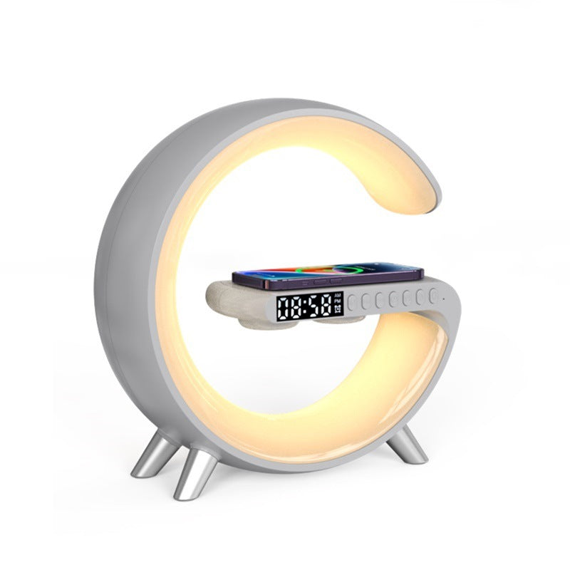 Smart LED Lamp with Bluetooth Speaker & Wireless Charger