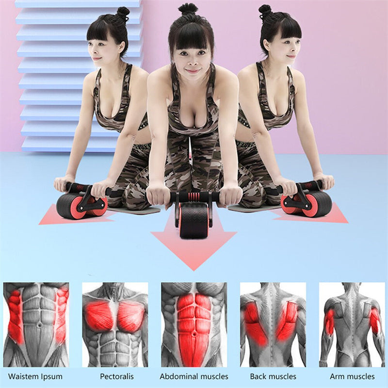 UltraFlex Ab Wheel Pro - Dual Wheel Abdominal Exerciser