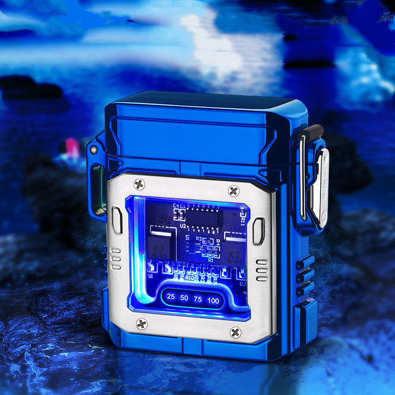 Metal Transparent Electronic Waterproof Lighter