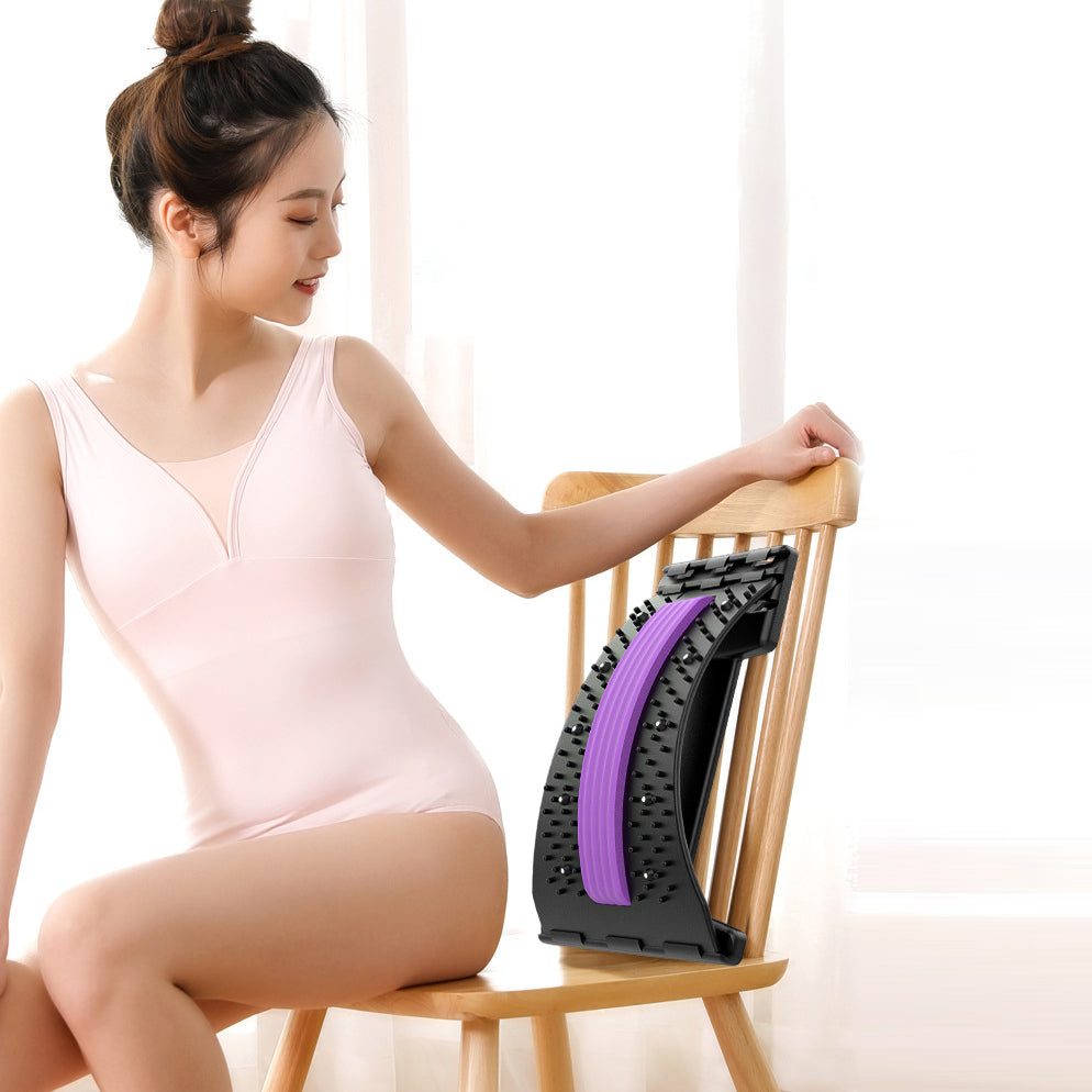 Adjustable Back Stretcher: Lumbar & Cervical Spine Pain Relief