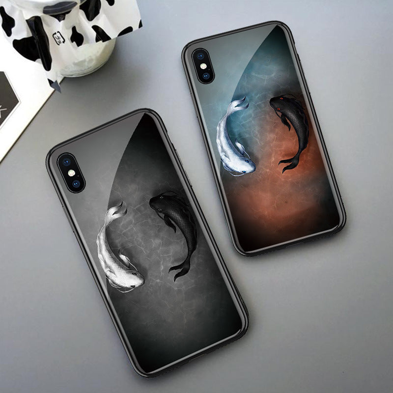 Painted Leather Phone Case