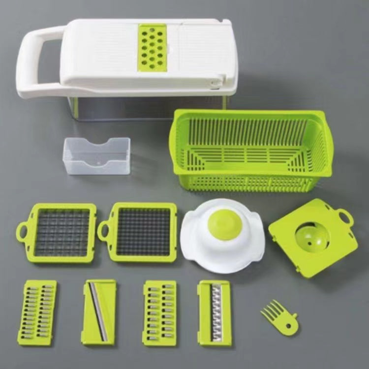 Ultimate 12-in-1 Manual Vegetable Chopper & Slicer