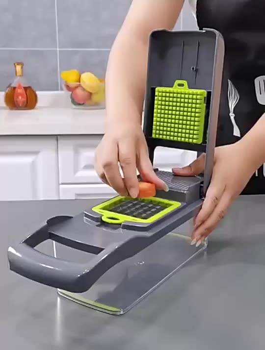 Ultimate 12-in-1 Manual Vegetable Chopper & Slicer