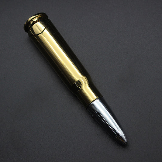 Creative Bullet Lighter Golden Pointed