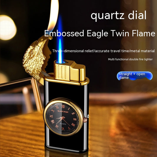 Eagle Head Lighter With Watch