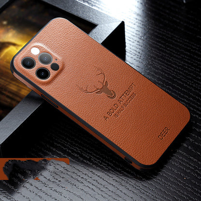 Elegant Deer Leather iPhone Case - the perfect blend of luxury and protection