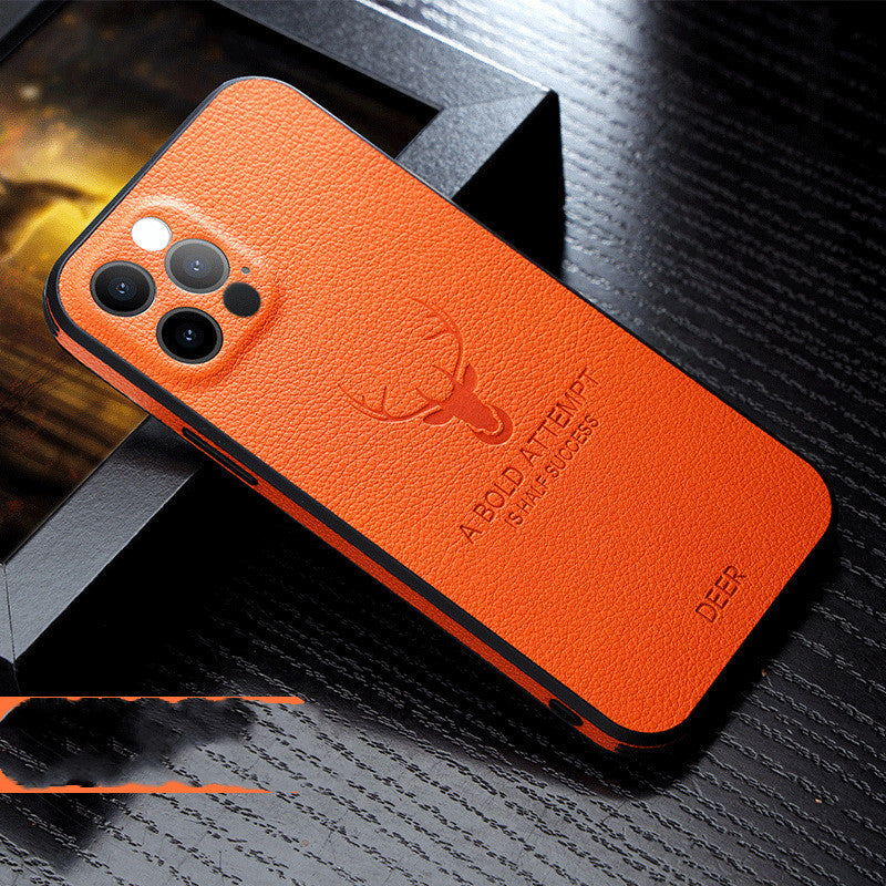 Premium Deer Leather iPhone Case combining style and functionality
